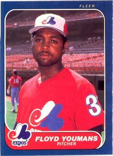 #267 Floyd Youmans - Montreal Expos - 1986 Fleer Baseball