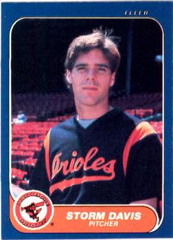 #271 Storm Davis - Baltimore Orioles - 1986 Fleer Baseball