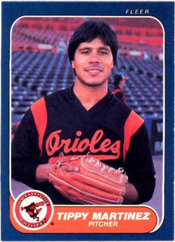 #279 Tippy Martinez - Baltimore Orioles - 1986 Fleer Baseball