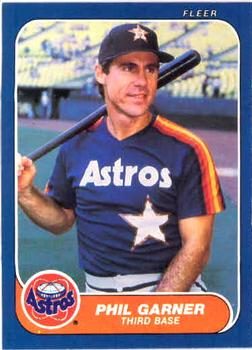 #301 Phil Garner - Houston Astros - 1986 Fleer Baseball