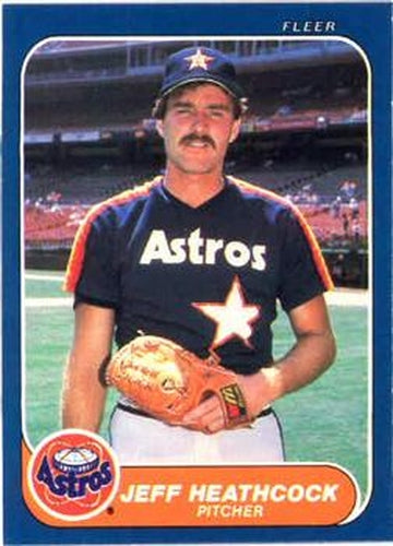#302 Jeff Heathcock - Houston Astros - 1986 Fleer Baseball