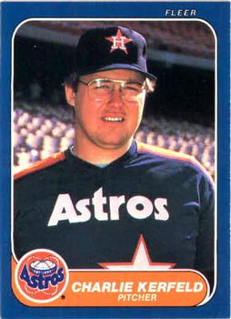 #303 Charlie Kerfeld - Houston Astros - 1986 Fleer Baseball
