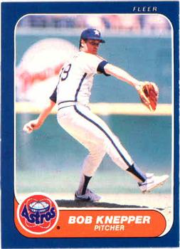#304 Bob Knepper - Houston Astros - 1986 Fleer Baseball