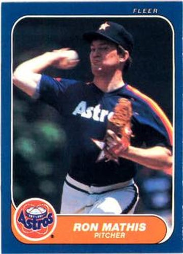 #305 Ron Mathis - Houston Astros - 1986 Fleer Baseball