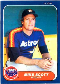 #311 Mike Scott - Houston Astros - 1986 Fleer Baseball