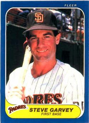 #321 Steve Garvey - San Diego Padres - 1986 Fleer Baseball
