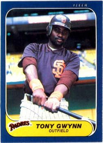 #323 Tony Gwynn - San Diego Padres - 1986 Fleer Baseball