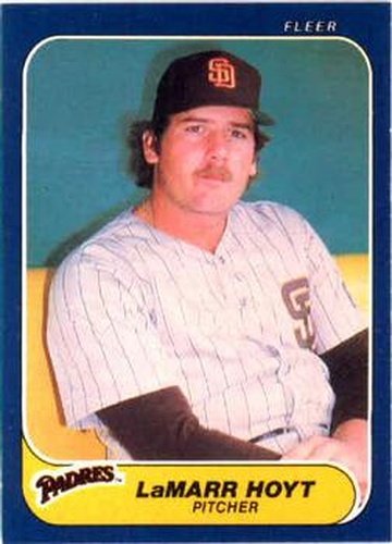 #325 LaMarr Hoyt - San Diego Padres - 1986 Fleer Baseball