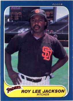 #326 Roy Lee Jackson - San Diego Padres - 1986 Fleer Baseball