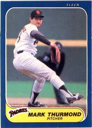#337 Mark Thurmond - San Diego Padres - 1986 Fleer Baseball