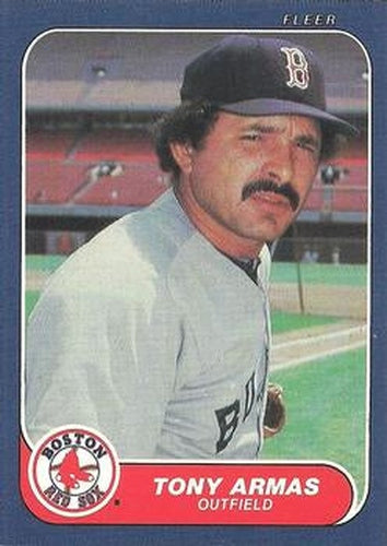 #339 Tony Armas - Boston Red Sox - 1986 Fleer Baseball