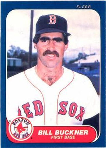 #343 Bill Buckner - Boston Red Sox - 1986 Fleer Baseball
