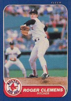 #345 Roger Clemens - Boston Red Sox - 1986 Fleer Baseball