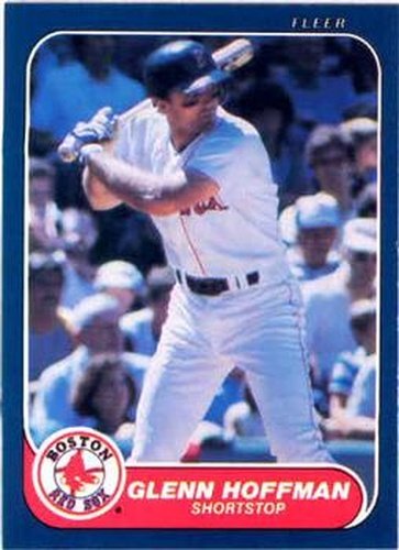 #351 Glenn Hoffman - Boston Red Sox - 1986 Fleer Baseball