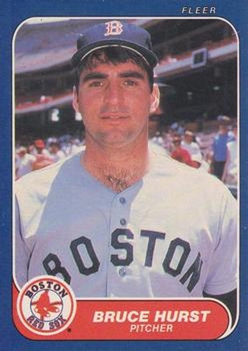 #352 Bruce Hurst - Boston Red Sox - 1986 Fleer Baseball