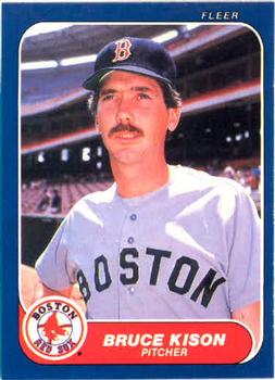#353 Bruce Kison - Boston Red Sox - 1986 Fleer Baseball