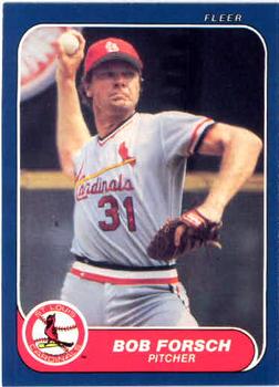 #35 Bob Forsch - St. Louis Cardinals - 1986 Fleer Baseball