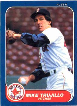 #360 Mike Trujillo - Boston Red Sox - 1986 Fleer Baseball