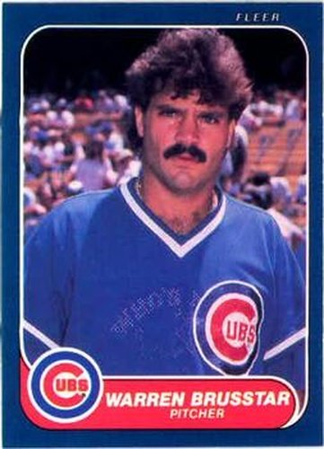 #362 Warren Brusstar - Chicago Cubs - 1986 Fleer Baseball