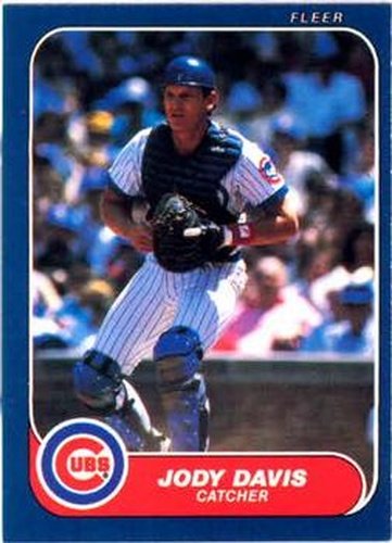 #364 Jody Davis - Chicago Cubs - 1986 Fleer Baseball