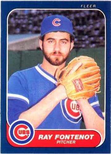 #369 Ray Fontenot - Chicago Cubs - 1986 Fleer Baseball