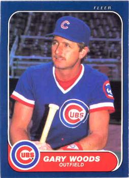 #385 Gary Woods - Chicago Cubs - 1986 Fleer Baseball