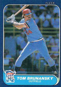 #387 Tom Brunansky - Minnesota Twins - 1986 Fleer Baseball