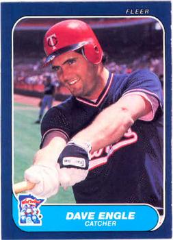 #391 Dave Engle - Minnesota Twins - 1986 Fleer Baseball