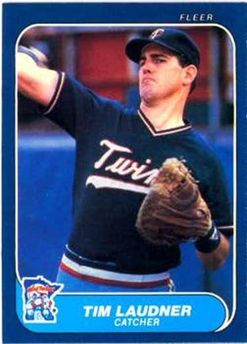 #398 Tim Laudner - Minnesota Twins - 1986 Fleer Baseball