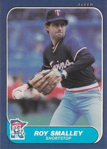 #404 Roy Smalley - Minnesota Twins - 1986 Fleer Baseball