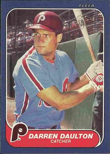 #438 Darren Daulton - Philadelphia Phillies - 1986 Fleer Baseball