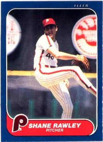 #446 Shane Rawley - Philadelphia Phillies - 1986 Fleer Baseball