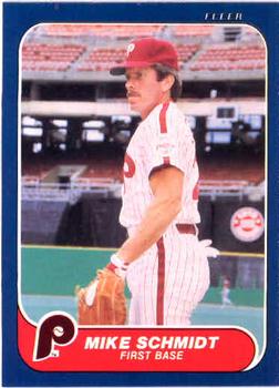 #450 Mike Schmidt - Philadelphia Phillies - 1986 Fleer Baseball