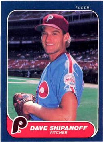 #452 Dave Shipanoff - Philadelphia Phillies - 1986 Fleer Baseball