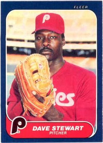 #453 Dave Stewart - Philadelphia Phillies - 1986 Fleer Baseball