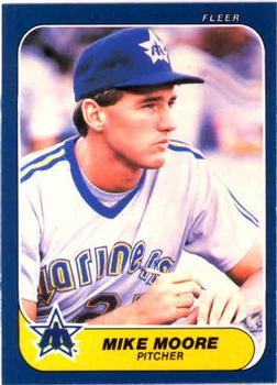 #469 Mike Moore - Seattle Mariners - 1986 Fleer Baseball