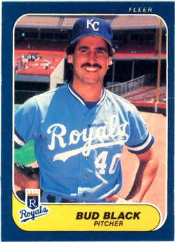 #4 Bud Black - Kansas City Royals - 1986 Fleer Baseball