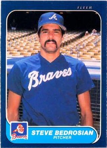 #508 Steve Bedrosian - Atlanta Braves - 1986 Fleer Baseball
