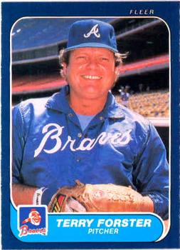 #514 Terry Forster - Atlanta Braves - 1986 Fleer Baseball