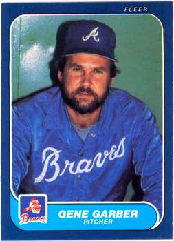 #515 Gene Garber - Atlanta Braves - 1986 Fleer Baseball