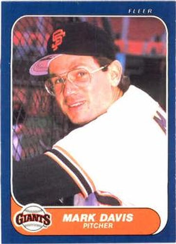 #537 Mark Davis - San Francisco Giants - 1986 Fleer Baseball