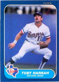 #560 Toby Harrah - Texas Rangers - 1986 Fleer Baseball