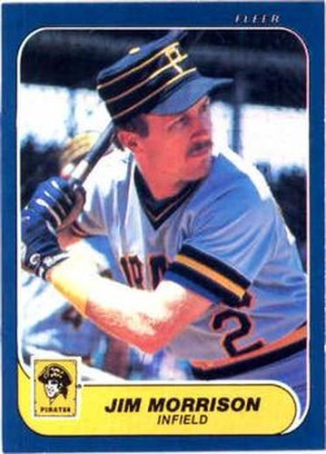 #614 Jim Morrison - Pittsburgh Pirates - 1986 Fleer Baseball