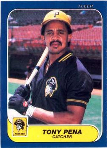 #616 Tony Pena - Pittsburgh Pirates - 1986 Fleer Baseball