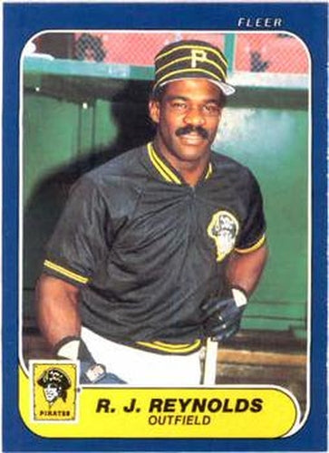 #619 R.J. Reynolds - Pittsburgh Pirates - 1986 Fleer Baseball