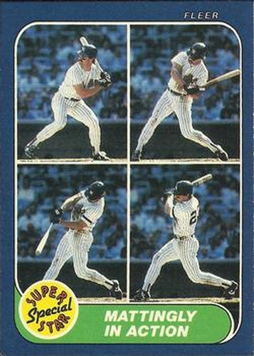 #627 Don Mattingly - New York Yankees - 1986 Fleer Baseball