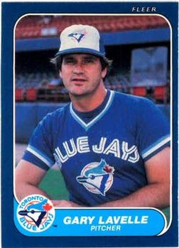 #65 Gary Lavelle - Toronto Blue Jays - 1986 Fleer Baseball