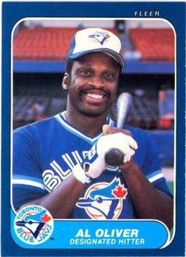 #69 Al Oliver - Toronto Blue Jays - 1986 Fleer Baseball