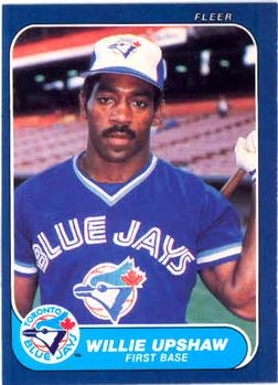#72 Willie Upshaw - Toronto Blue Jays - 1986 Fleer Baseball