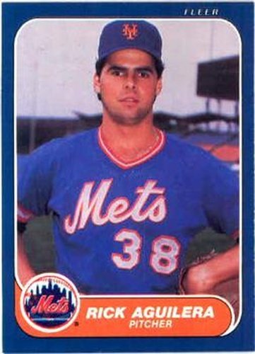 #74 Rick Aguilera - New York Mets - 1986 Fleer Baseball